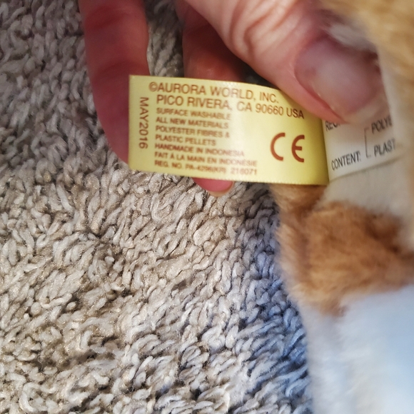 Aurora Miyoni Pembroke Welsh Corgi Plush Stuffed Animal Dog EUC - Picture 7 of 11